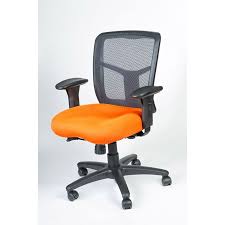 Orange Padded Mesh High Back Office Chair Ideal For Home Work Or School Order Online Used Office Chairs High Back Office Chair Office Chairs For Sale