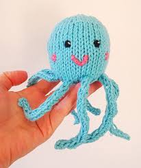 This is a free use pattern, all i ask for is to be credited for my work video to help assembly can be viewed here. Sea Creature Knitting Patterns In The Loop Knitting