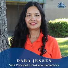 Please join us in welcoming Dara Jensen as the Vice Principal at  @creekside_elementary. Previously, she served as the Vice Principal at  @westwood_dolphins.