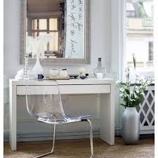 This dressing table has a graceful design with large table top which offers a fantastic storage capacity for all your jewellery treasures and makeup. Dressing Table With Drawer Modern White Vanity Make Up Table Desk Ikea Malm Home Interior Ikea Malm Dressing Table