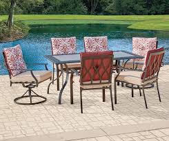 Wilson Fisher Cypress Point 6 Piece Dining Chair Set Big Lots Outdoor Patio Furniture Sets 7 Piece Dining Set Outdoor Dining Chairs