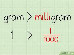 How To Convert Grams To Milligrams 6 Steps With Pictures