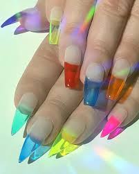 Pin Von Ina G Auf Beauty Gelee Nagel Regenbogen Nagel Susse Nagel