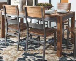Harlynx 5 Piece Dining Room By Ashley Homestore Brown Gray Brown Dining Room Farmhouse Table Chairs Rectangular Dining Room Table