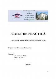 Reprezentanţii instituţiei consideră însă că nu au greşit cu nimic. Proiect Proiect Practica Cas Iasi Stiinta Administratiei 189808