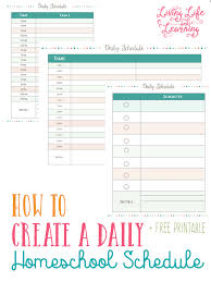 I've struggled with my weight my entire life. Free Homeschooling Daily Schedule Printable Thrifty Homeschoolers