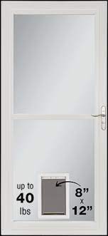 With fido in mind, we've built a few doors that are bound to please your hound. The New Storm Door Is A Pet Door Too