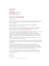 Berikut ini adalah point penting dalam penulisan cover letter Contoh Cover Letter Bahasa Indonesia