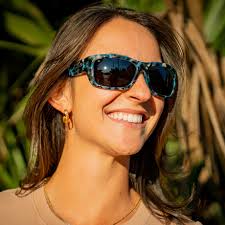 Bajio Annette Sunglasses-Blue Ray Gloss/Grey Poly — REAL Watersports