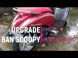 Kesan gaya drag race dengan kecepatan super cepat, airbush style pada chat, retro klasik, road race, thailook, sederhana dan juga elegant merupakan konsep yang silakan ganti piston bawaan honda scoopy dengan miliknya kawasaki blitz joy oversize 50 yang ukuranya kurang lebih 56,5 mm. Ganti Ban Motor Scoopy Ring 14 Dari 90 90 Ke 100 90 Youtube