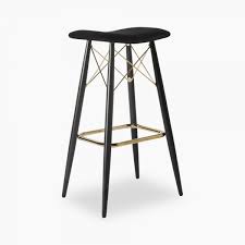 Modern black metal bar stools. Black Velvet Camila Metal Bar Stool 78cm Modern Bar Stools