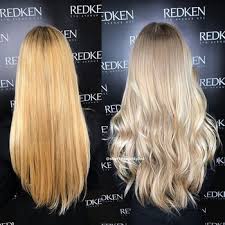 Don't think there's only a couple blonde tones like golden blonde or an ash blonde hair the coolest thing about this ombre hair is how the blonde blends into the dark color. The Ultimate Guide To Blonde Haircolors Warm Vs Cool Blonde Tone Maintenance Redken