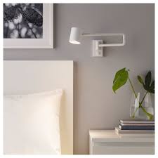 Magictec 300 led curtain string light, 8 lighting modes fairy twinkle string lights wedding party home garden bedroom outdoor indoor wall decorations, warm white 4.6 out of 5 stars 8,156 $15.85 $ 15. Nymane Wall Lamp With Swing Arm Led Bulb White Ikea Ikea Nymane Reading Lamp Bed Lamp