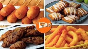 10 Tasty Deep Fried Food Recipes Crispy Fried Snacks Twisted Youtube Twisted Recipes Deep Fried Food Food