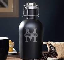 HomeWetBar Personalized Stainless Steel Beer Growler - Engraved Beer  Growler, Insulated Growler