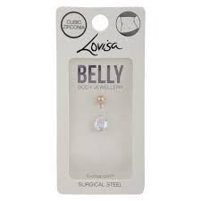 Rose Gold Belly Bar With Iridescent Cubic Zirconia In 2021 Belly Bars Zirconia Rose Gold