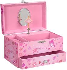 8.5 x 8.5 x 8.5cm material: Amazon Com Songmics Ballerina Music Jewelry Box Storage Case With Drawer Gift For Little Girls 7 5 L X 4 3 W X 4 3 H Pink Furniture Decor