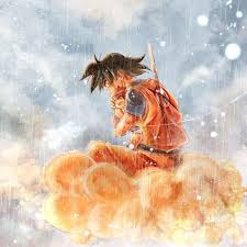 Goku Gohan On Flying Nimbus Anime Dragon Ball Dragon Ball Dragon Ball Art
