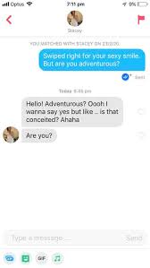 Dirty jokes have been among us for ages but most of us are too shy to share the jokes that we have heard. 13 Sexual Tinder Pick Up Lines That Actually Work Zirby Tinder Made Easy
