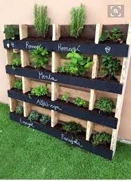 Industrial style furniture is all the rage for modern apartments, and you can bring that same kind of tidy and organized decor into your own home through the use of pallets. 43 Gorgeous Diy Pallet Garden Ideas To Upcycle Your Wooden Pallets Palette Garden Vertical Pallet Garden Vertical Herb Garden