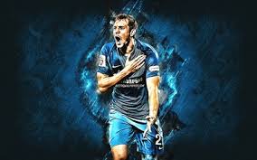 Regardez le profil de joueur de artem dzyuba (zenit) sur flashscore.fr. Download Wallpapers Artem Dzyuba Fc Zenit Russian Footballer Blue Stone Background Football For Desktop Free Pictures For Desktop Free