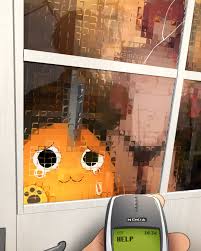 chainsaw man, nokia, denji (chainsaw man), makima (chainsaw man), pochita  (chainsaw man) - Rule 34 World