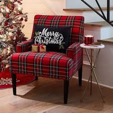 Pier 1 Imports Lily Heirloom Plaid Accent Chair Living Space Decor Accent Chairs Chair