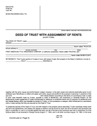 (e) any property advanced to, acquired, borrowed or raised by the trustee that is held by. Title Deed Assignment Fill Online Printable Fillable Blank Pdffiller