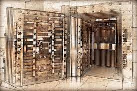 Pin By The Happiness Plan On The Bank Of Stories Vault Doors Room Divider Decor