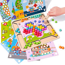 ¡juega a vestir, trabaja como una babysitter, y sal de nuestra colección masiva, apasionante de juegos para niños está buenísima para jugadores de toda ¡compite en actividades divertidas con el computador, o juega con tus amigos en los juegos para niños de dos y tres años! Amazon Com Montessori Juguetes Educativos De Madera Para 3 4 5 Anos Juego De Cuentas De Clip Para Ninos Pequenos Preescolares Apilables Juguete De Aprendizaje De Motor Fino Reconocimiento De Color Entre Padres
