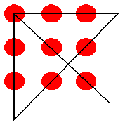 The '9 dots, 4 lines' puzzle is often used to teach the value of 'thinking outside the box'. He 9 Dots Problem Introduction And Suggestions Problem