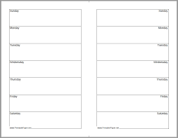 Red federal holidays and sundays. Free Printable 2 Week Calendar Template