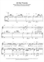 How do you write rap lyrics? Snakehips All My Friends Featuring Tinashe And Chance The Rapper Sheet Music Download Pdf Score 123311
