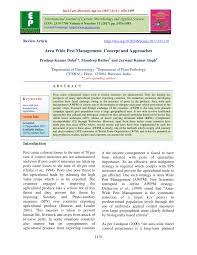 You might start by consulting with your pest reducing rodent overruns another type of pest that commonly infests foodservice establishments is. Pdf Area Wide Pest Management Concept And Approaches