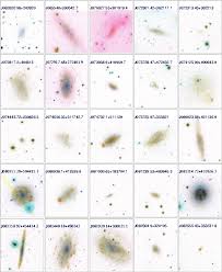 the finding charts of 25 galaxies from the lynx cancer void