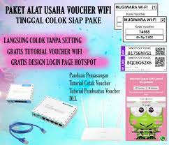 Koneksi internet + listrik + telepon + sewa tempat = 1,7jt. Jasa Pemasangan Voucher Wifi Alat Usaha Warung Wifi