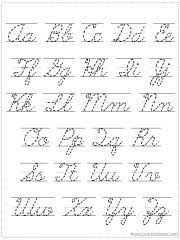 50 Memorable Cursive Writing Chart Free