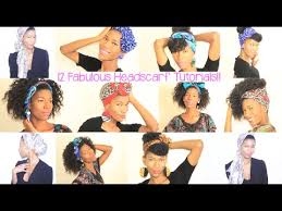 If you have type 4 hair, especially short. 12 Head Scarf Styles For Natural Hair Kasheera Latasha Youtube