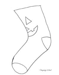 This collection includes mandalas, florals, and more. Halloween Socks Halloween Coloring Craft Halloween Sock Template