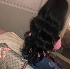 Amber riley's long, black, wavy, party hairstyle is a gorgeous style that transitions seamlessly from day to night. Long Wavy Jet Black Hair On We Heart It