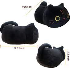 112m consumers helped this year. Buy Hofun4u Black Cat Plush Pillow 12 5 Inch Cat Stuffed Animal Kawaii Kitty Plush Doll Toy Anime Cat Soft Throw Pillow Christmas Birthday Party For Adults Kids Girls Boys Online In Vietnam