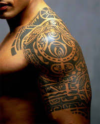 Aztec Tattoo For Men Upper Arm And Shoulder Maori Tattoo Tribal Tattoos Maori Tattoo Designs
