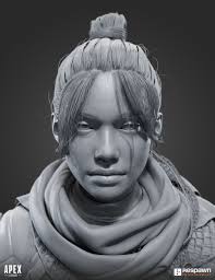 Artstation Wraith J Hill Digital Graphic Design Character Modeling Apex