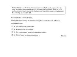 Gcse Business Unlimited Liability Liability Business Studies Gcse