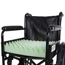 Hermell convoluted wheelchair cushion, egg crate foam, removable navy blue cover 5. 6221 Convoluted Foam Wheelchair Cushion Pcpmedical