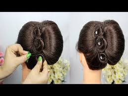 This next messy bun hairstyle is great for those lazy summer days spent lounging by the pool or on the beach. Easy French Roll Hairstyle With Clutcher French Bun Hairstyle Trick Easy Hairstyles For Party Best Female Tips
