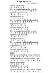 Not Angka Lagu Qasidah Bismillah Not Angka Lagu Terbaru 2021