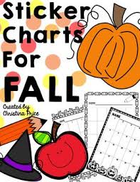 Sticker Charts For Fall Classroom Management Sticker