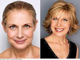 A little length with some layers cut in can soften your features and take the emphasis off any drooping jowels. The Right Cut For Your Face