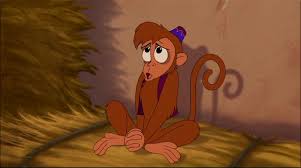 Lot Of Monkey Figurines Abu Disney Aladdin Woman And Baby Monkey Pvc -...